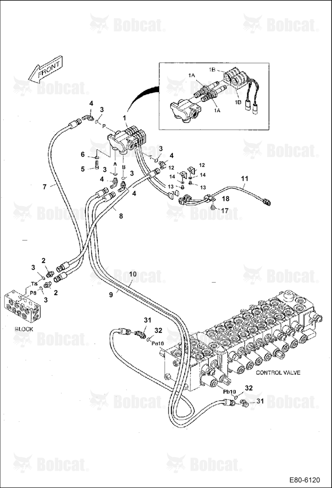 Hydraulic Pilot Circuitry (2nd Auxiliary/Rotation)