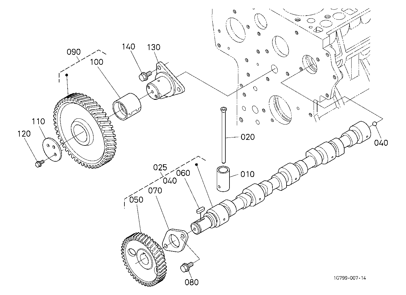 Camshaft And Idle Gear Shaft