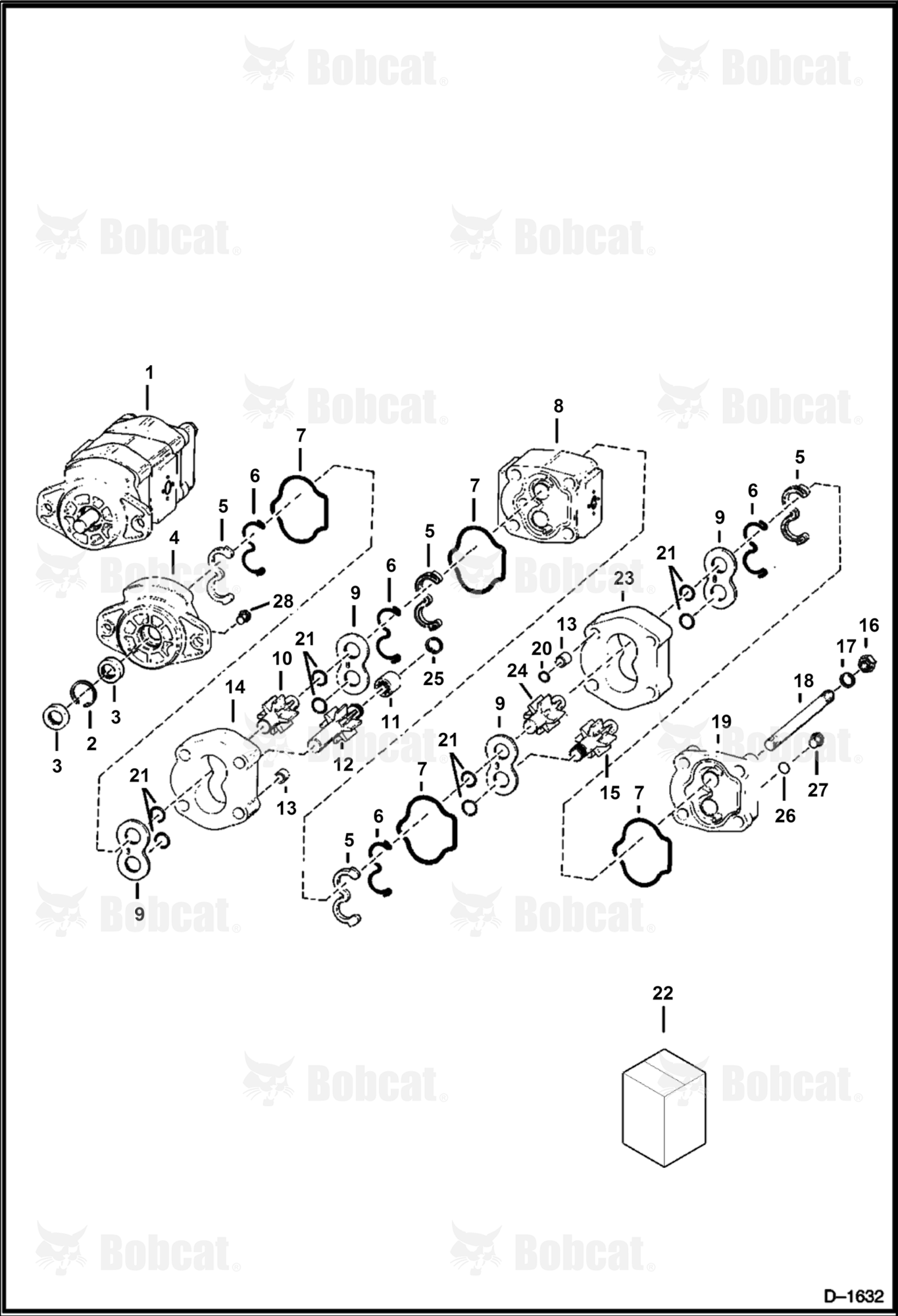 Hydraulic Pump (Tyrone)  4963M12639 & Above