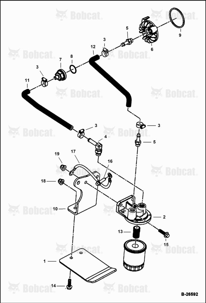 Oil Filter Adapter (KAWASAKI ENGINE)