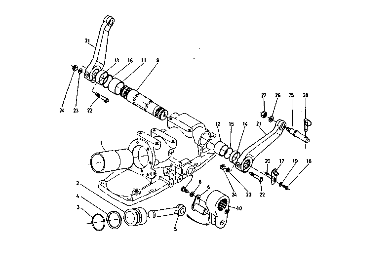 O/P Lift Arm System