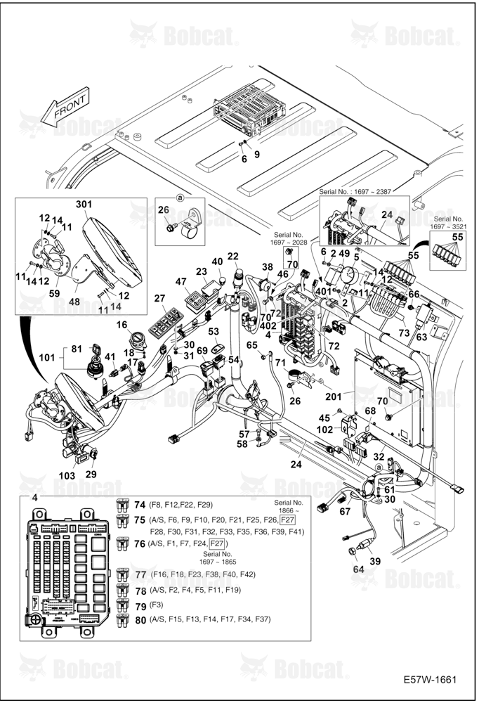 Electrical (Cab)  B3WU11697 & Above