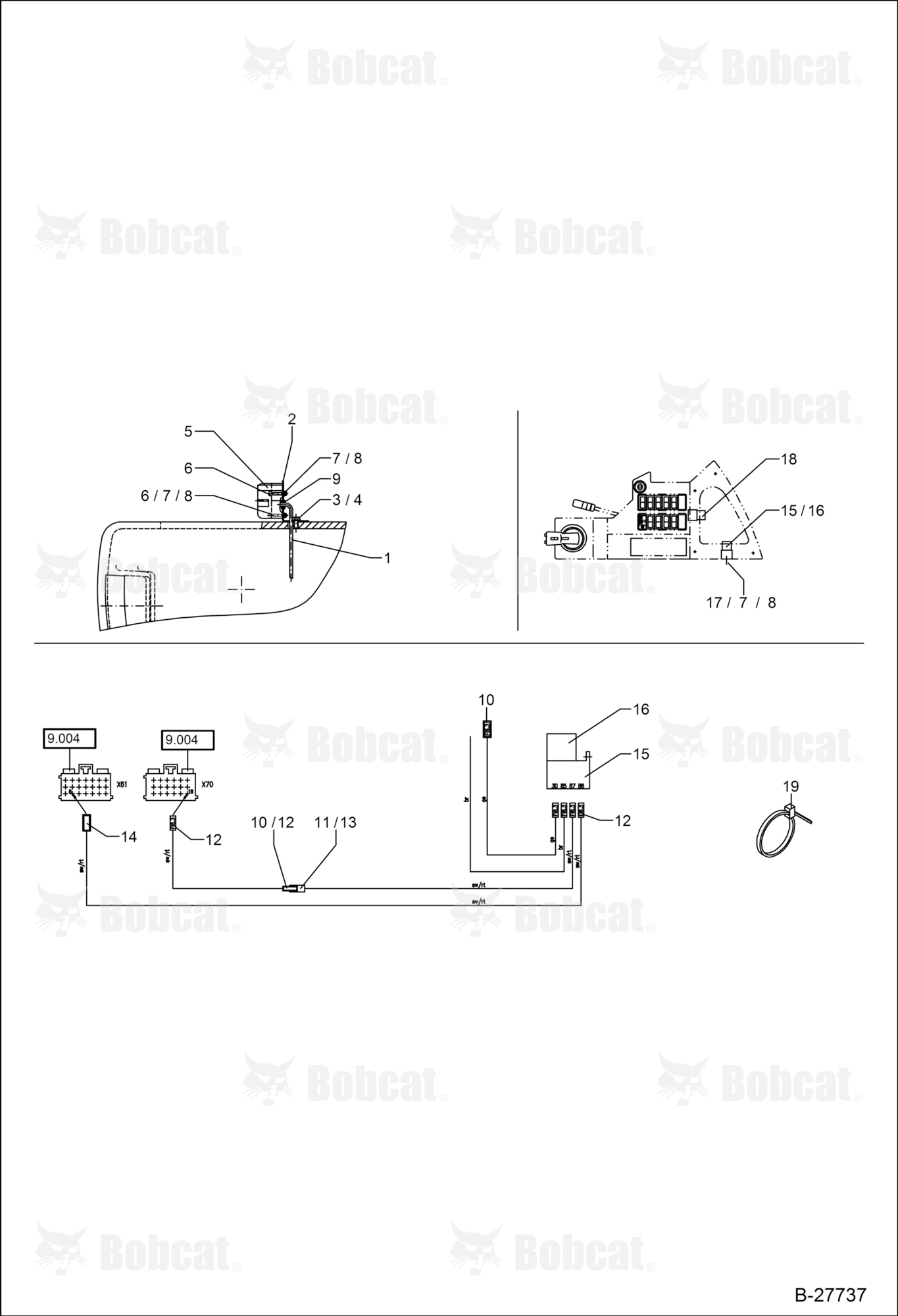 Electric Installation - Female Plug 7 Pins AT Rear
