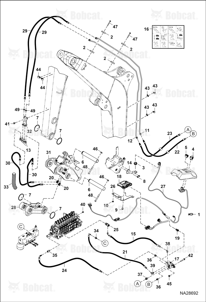 Pin Grabber Quick Coupler (Hydraulic)(Geith)(Standard & Long Arm)