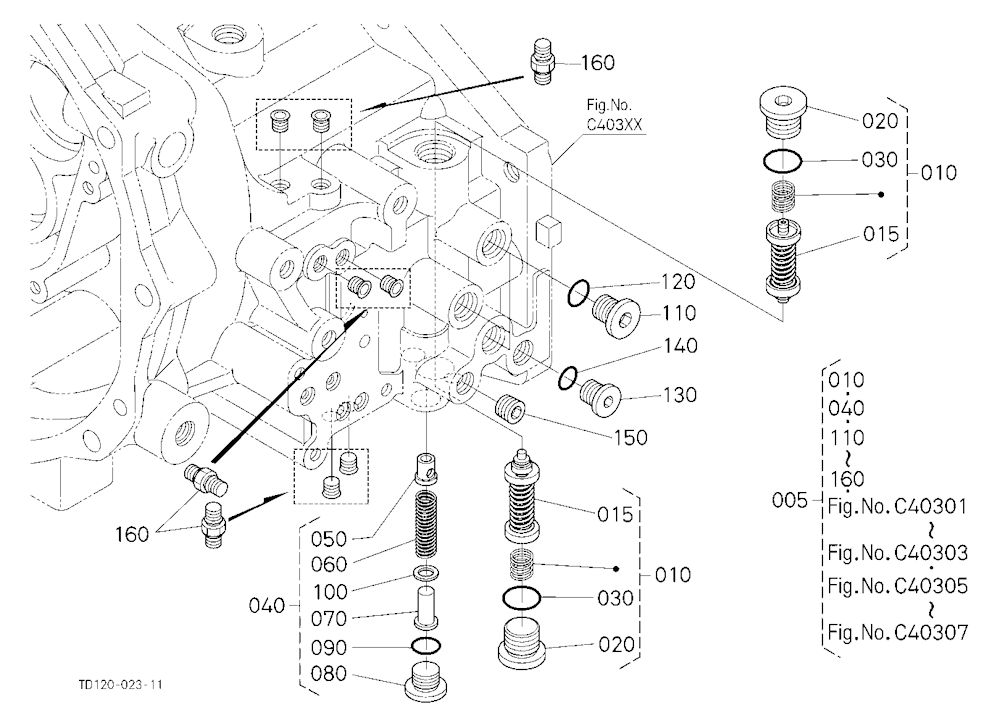 Hst (Relief Valve) [Component Parts] [Hst Type]
