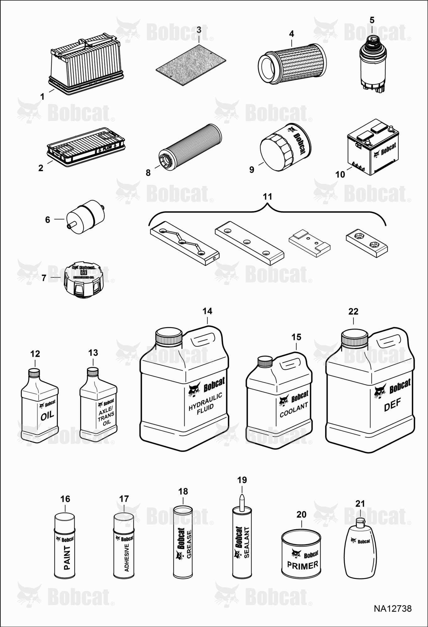 Maintenance Items (Service Parts)