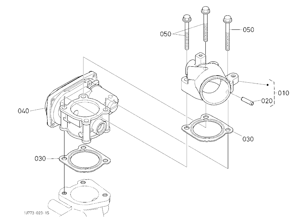 Air Cleaner Flange And Throttle Valve