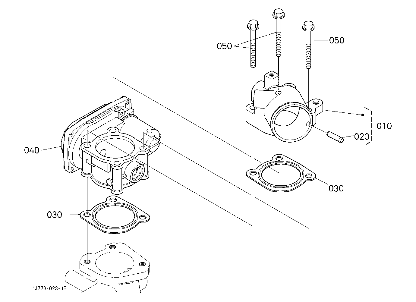 Air Cleaner Flange And Throttle Valve