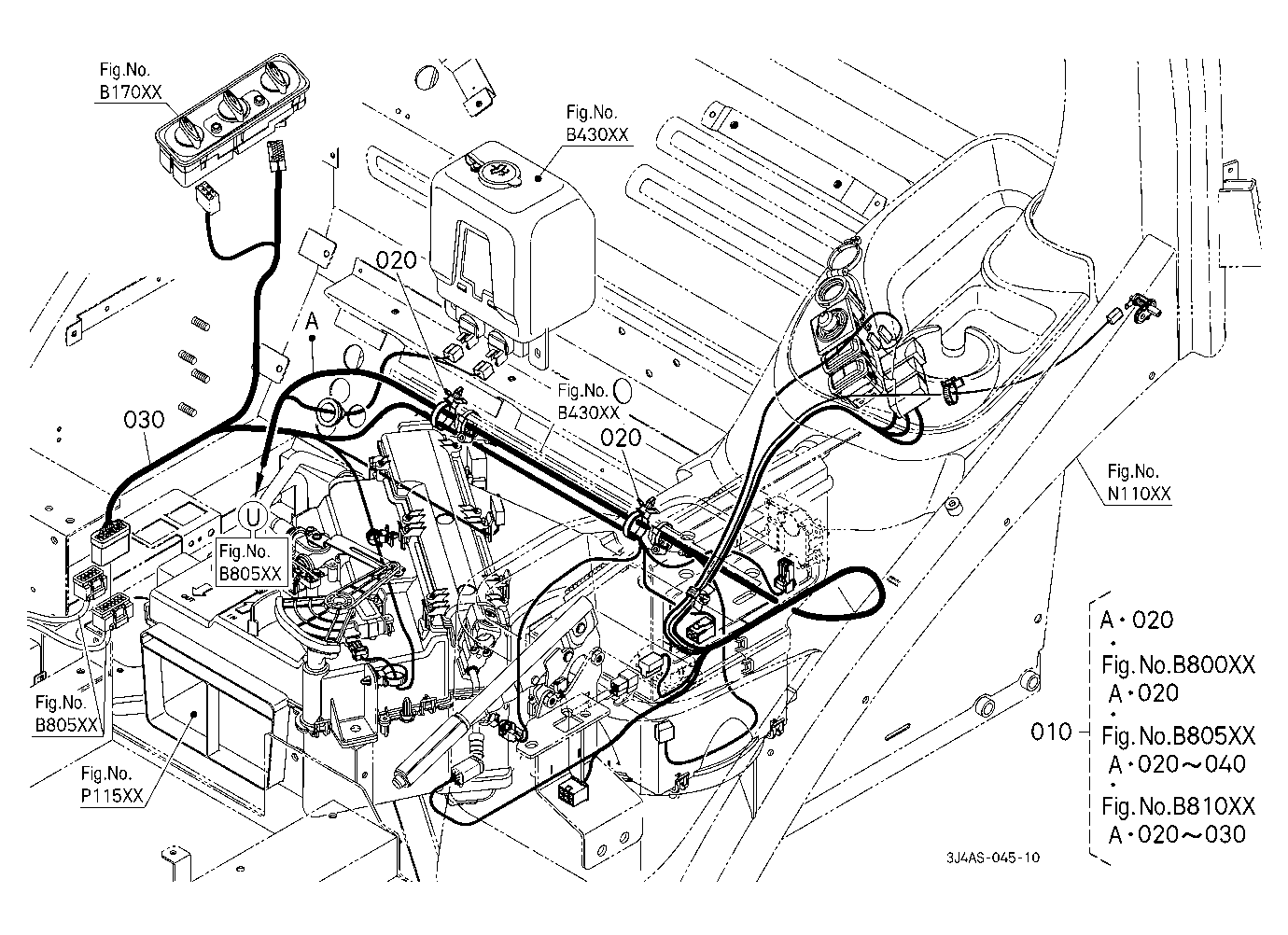 Electrical Wiring (Cab) (Air Conditioner) [With Ma