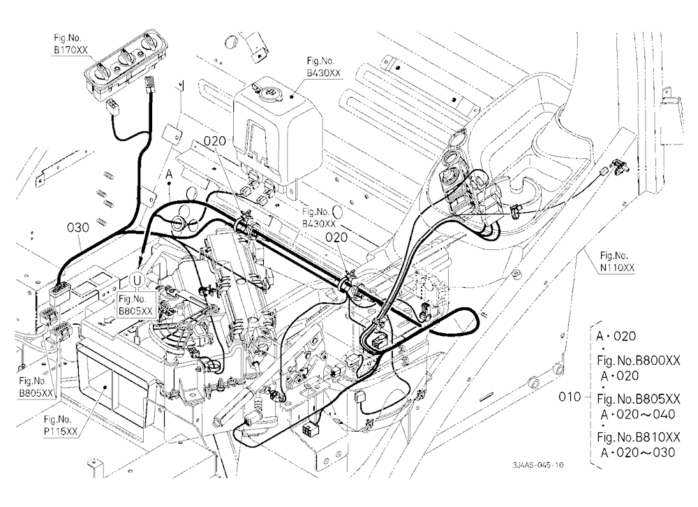 Electrical Wiring (Cab) (Air Conditioner) [With Ma
