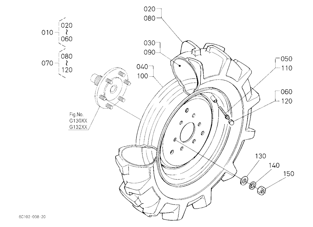 Front Wheel (6-12B)