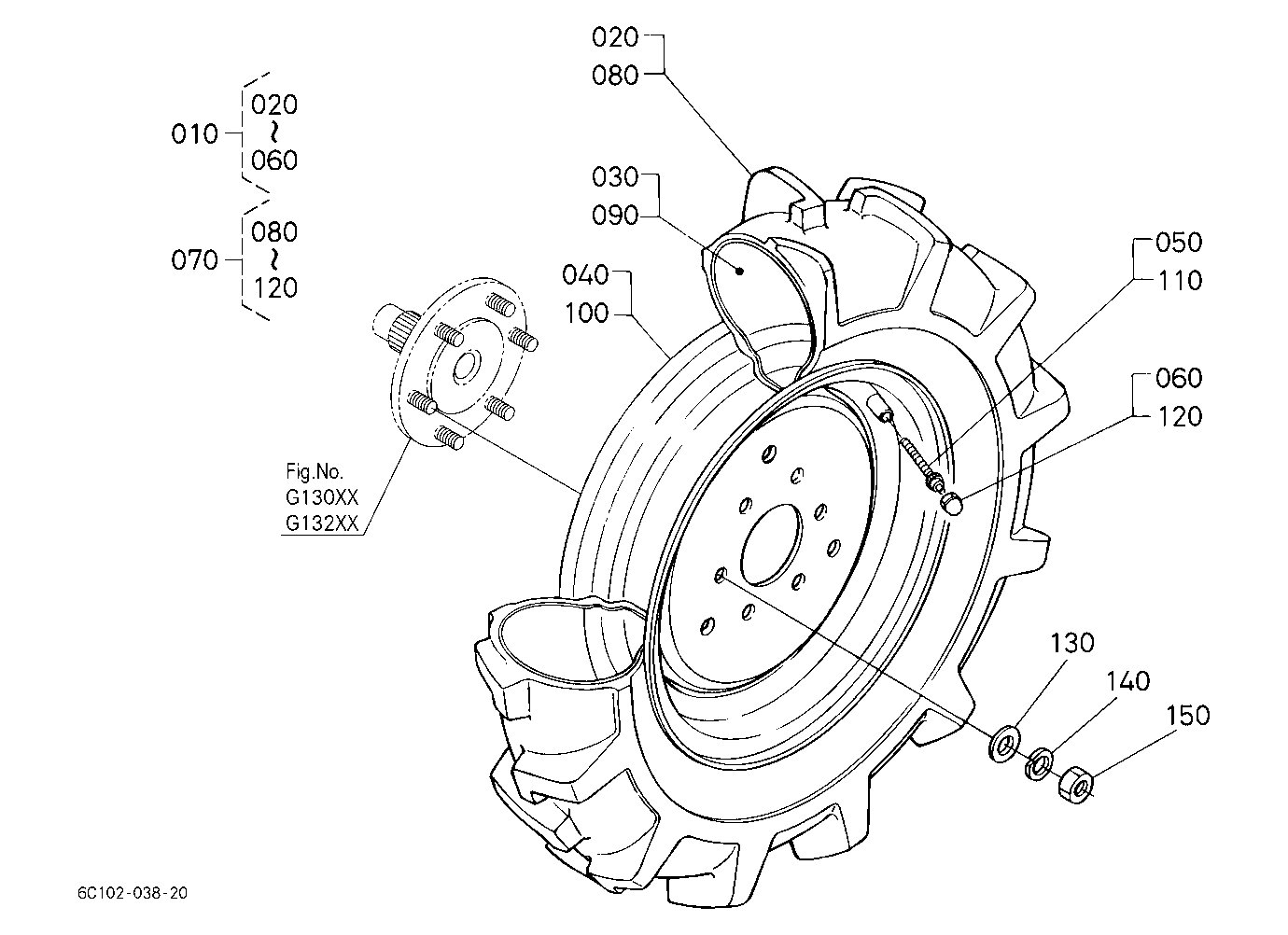 Front Wheel (6-12B)