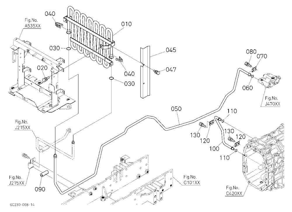 Hydraulic Oil Line (Oil Cooler)