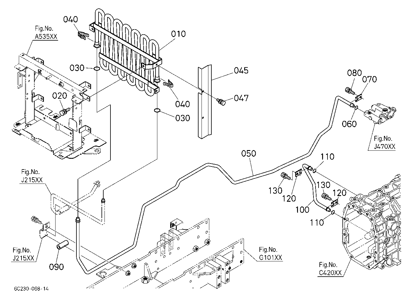 Hydraulic Oil Line (Oil Cooler)