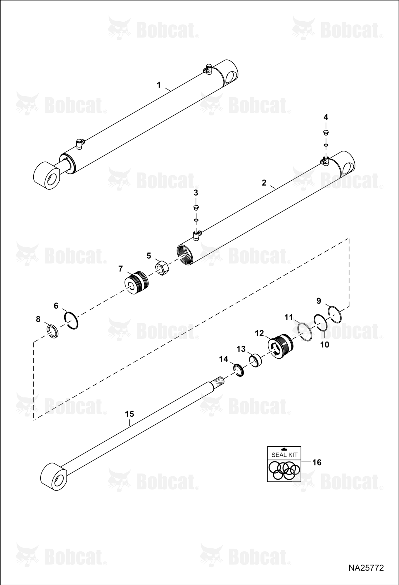 Lift Cylinder  B4SC20334, B4SC20335, B4SC20342 & Above