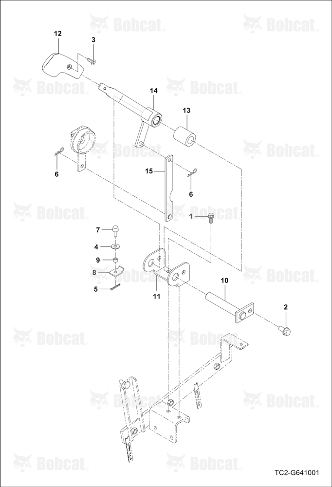 Position Draft Control Lever Group