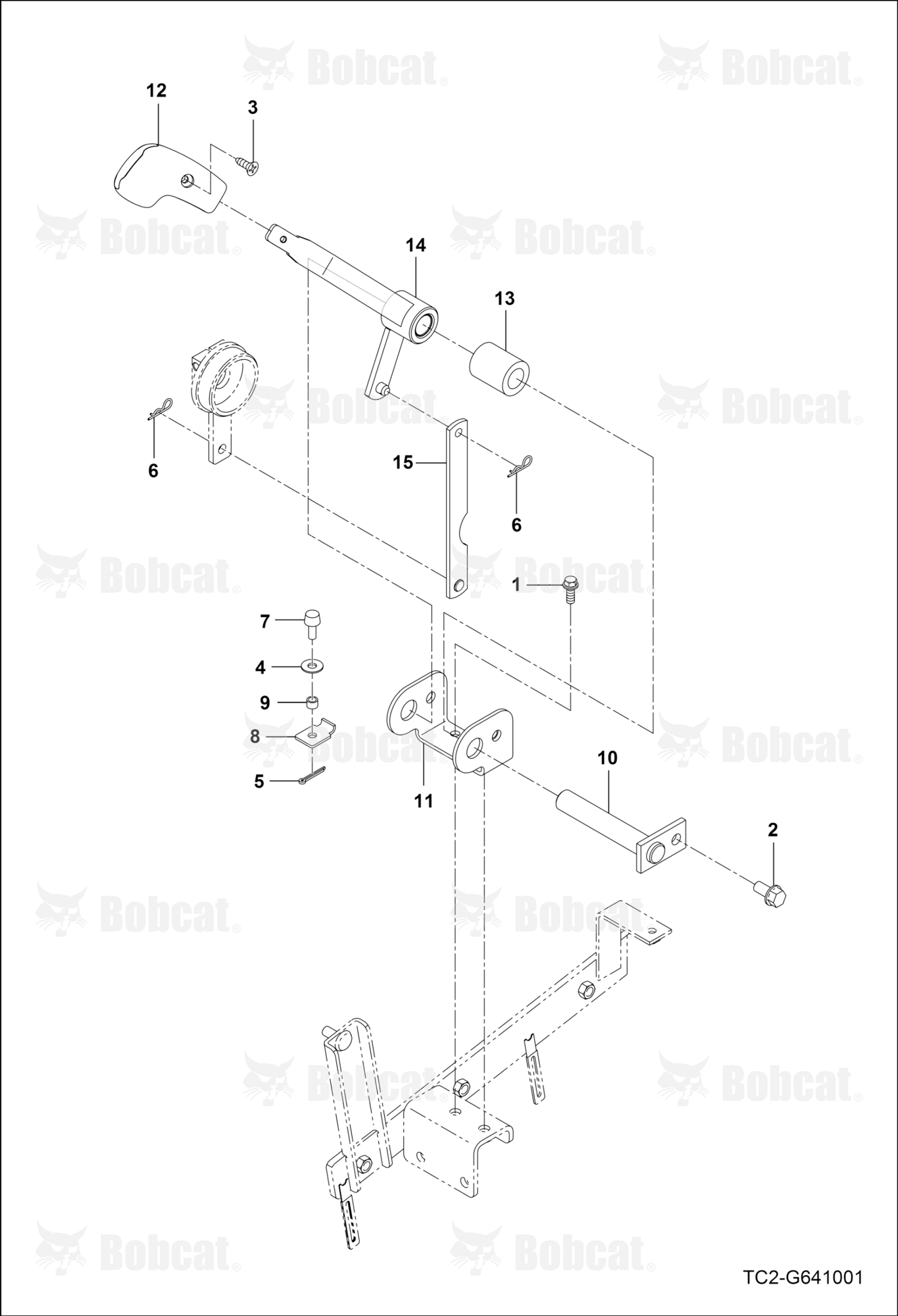 Position Draft Control Lever Group