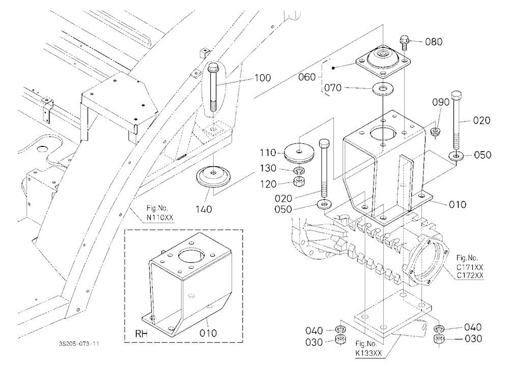 Cab Bracket Rear