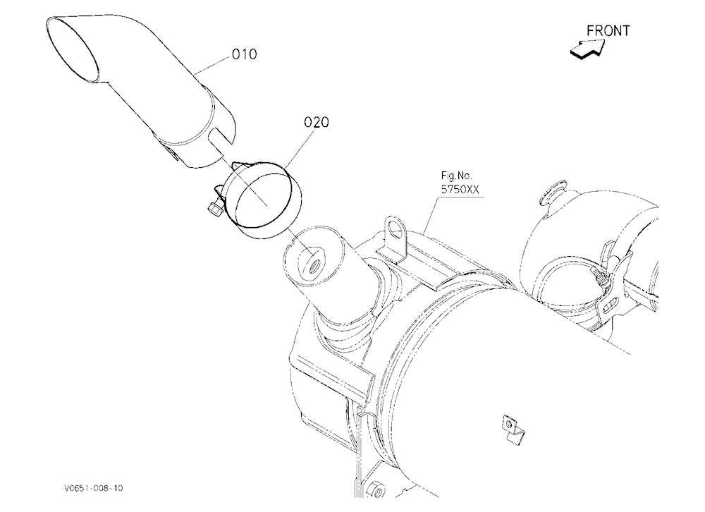 Selective Catalytic Reduction Muffler Pipe