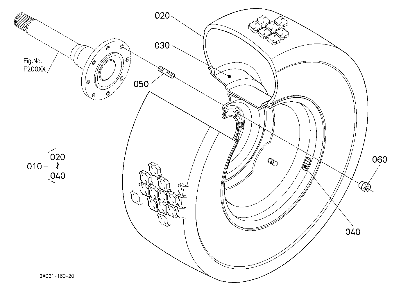 Rear Wheel (22.5Ll*16.1)