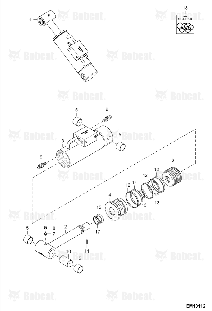 Frame Leveling Cylinder  B3KT11001 - B3KT13999