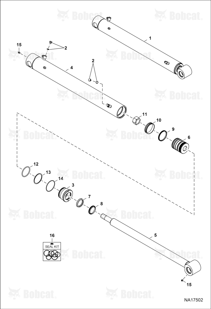 Arm Cylinder  B4GP11001 - B4GP11560