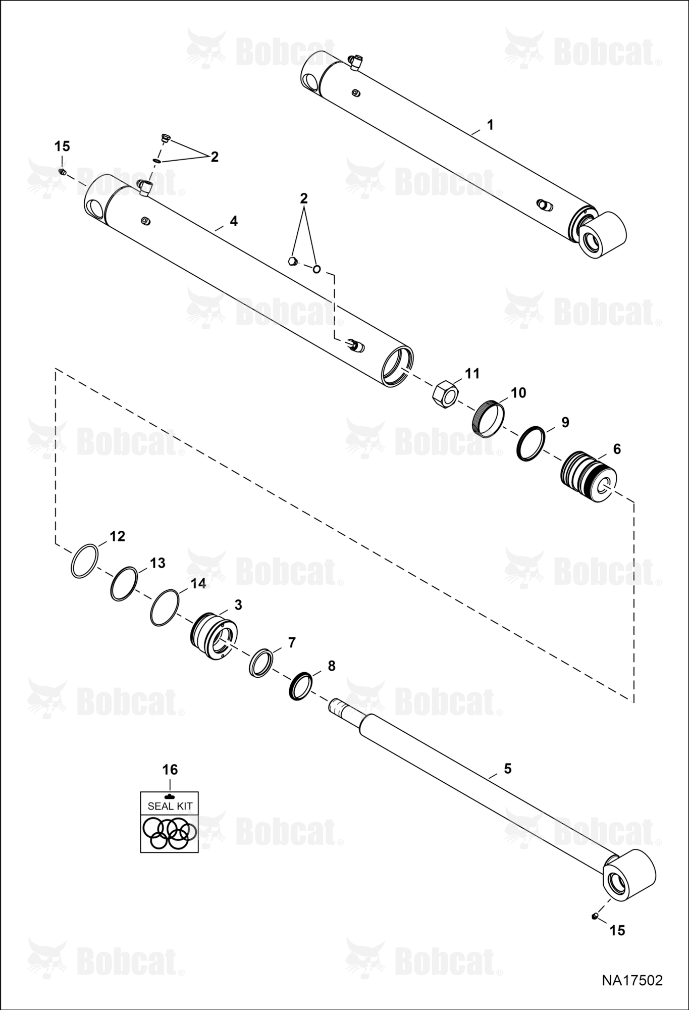 Arm Cylinder  B4GP11001 - B4GP11560