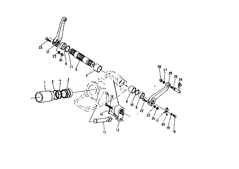 O/P Lift Arm Syste