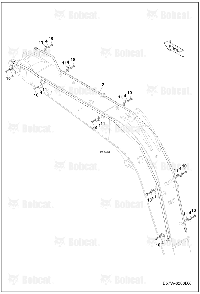 Hydraulic Circuitry (Boom) (Rotating)