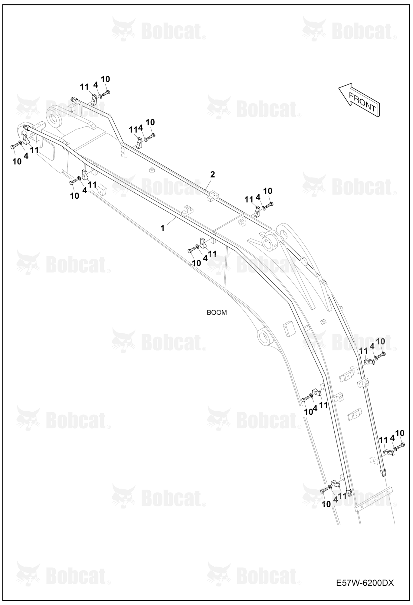 Hydraulic Circuitry (Boom) (Rotating)