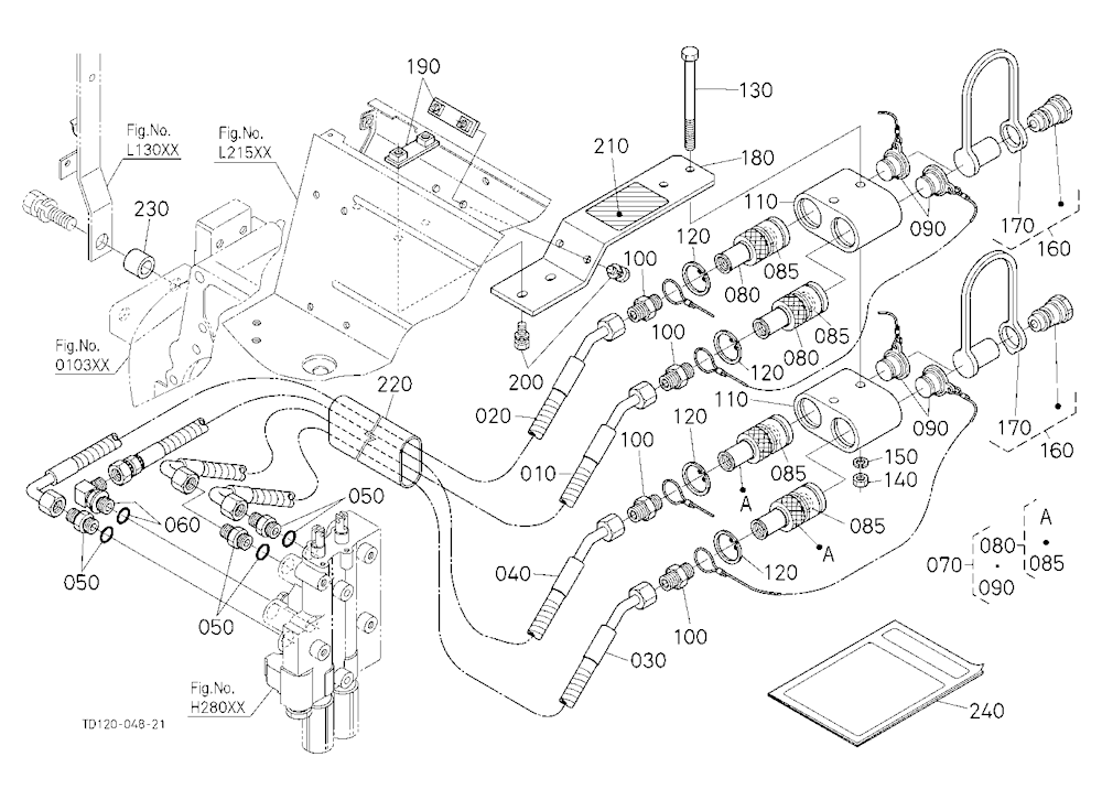 Hydraulic Pipe Kit (W/G No.L8349) [Option]