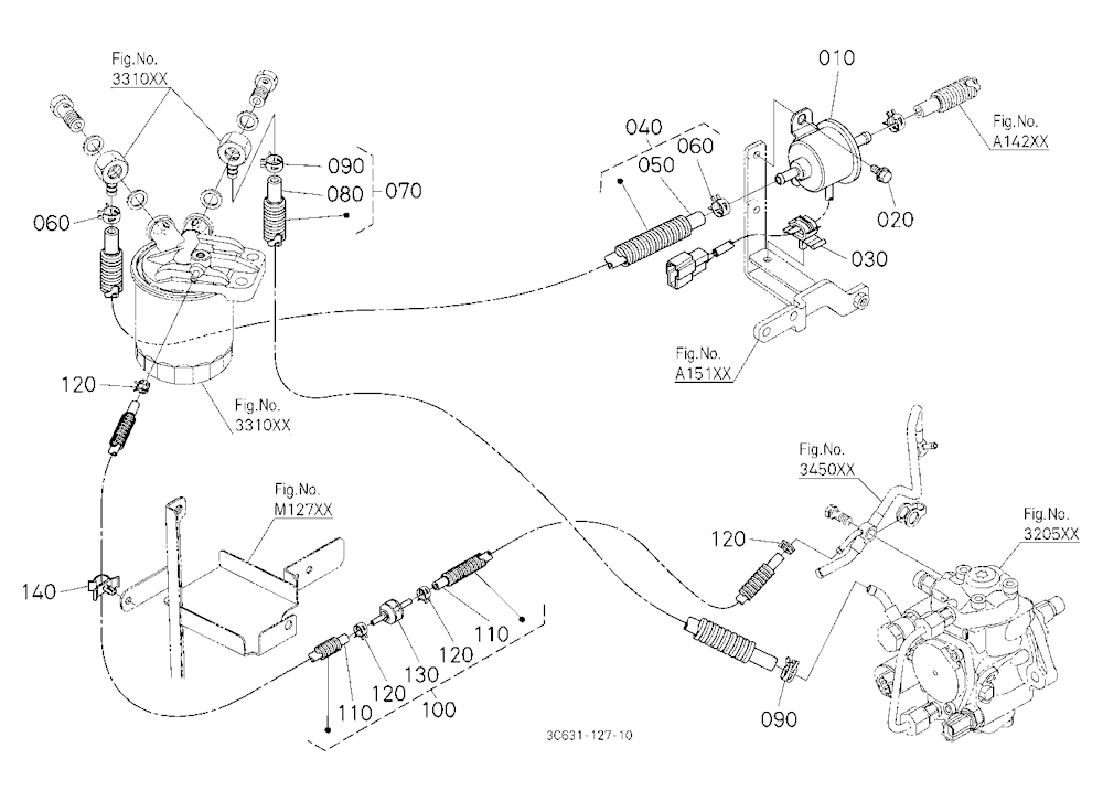 Fuel Pipe (Filter/Supply Pump)