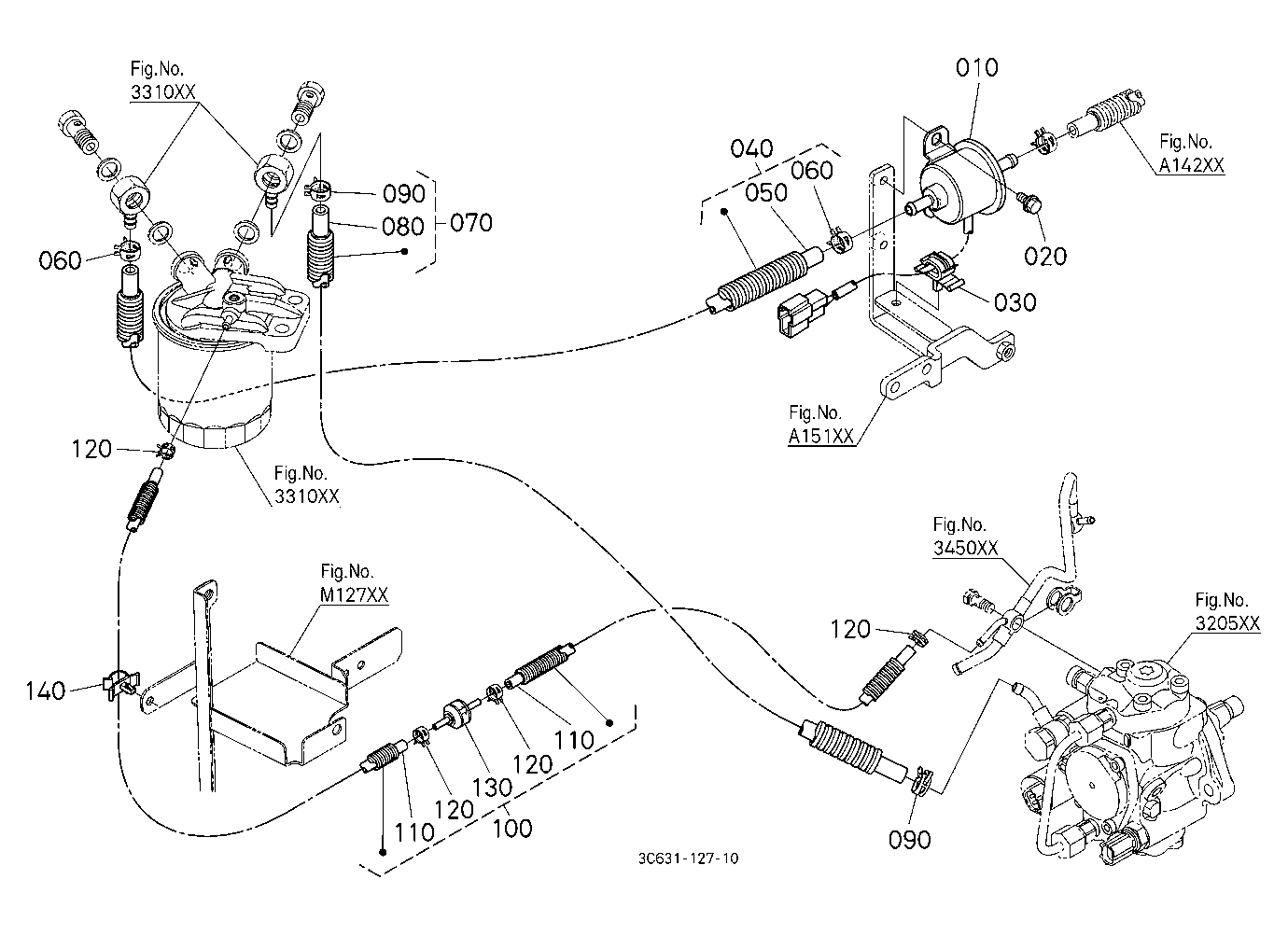 Fuel Pipe (Filter/Supply Pump)