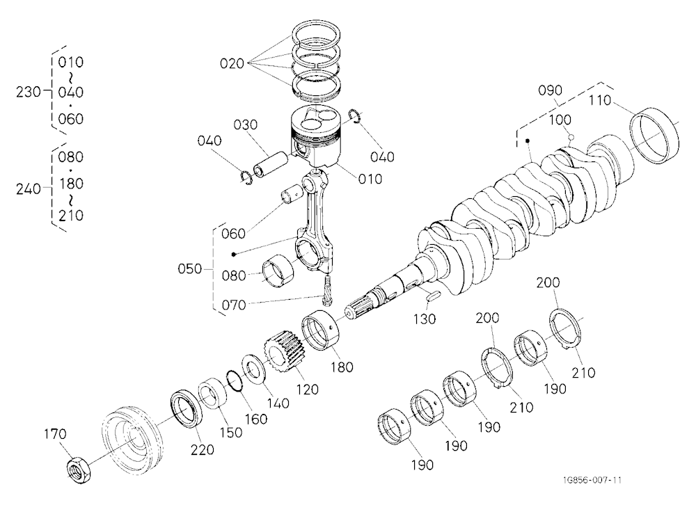 Piston And Crankshaft