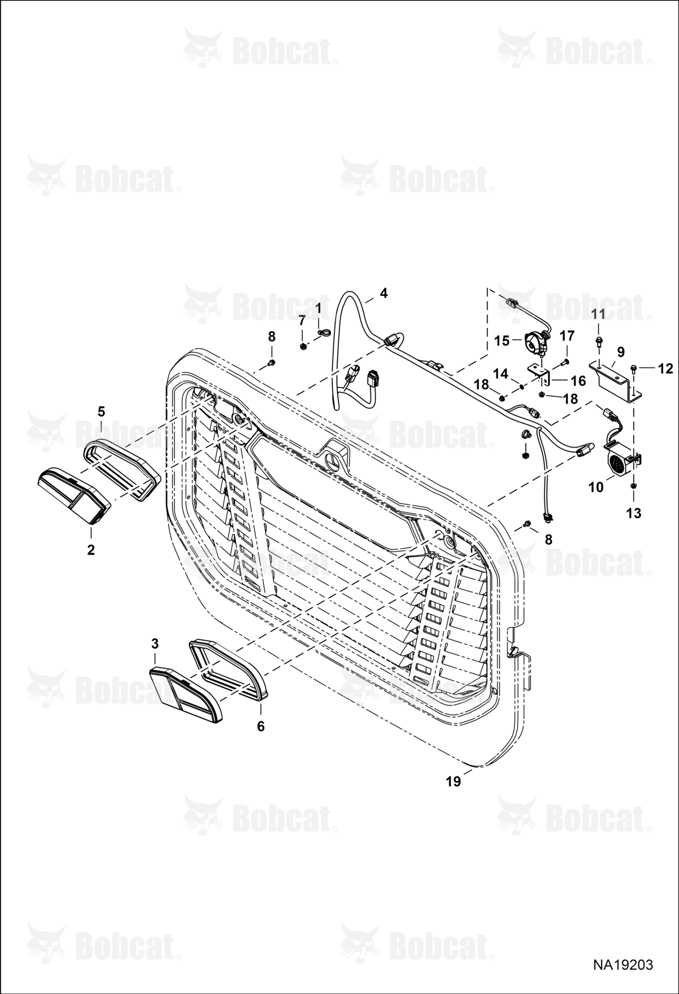 Electrical Circuitry (Rear Door)