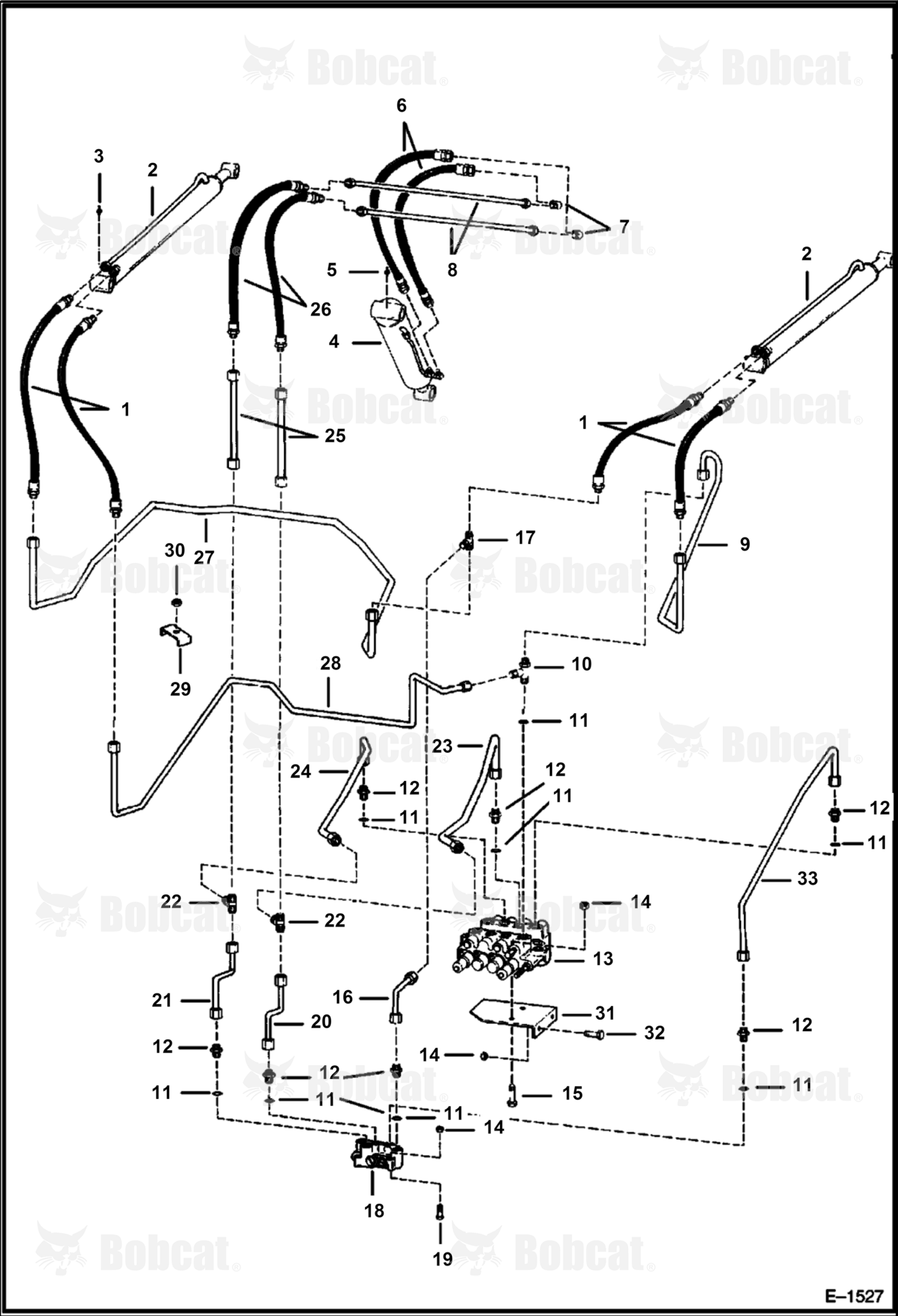 Hydraulic Circuitry  502615001 - 502621514
