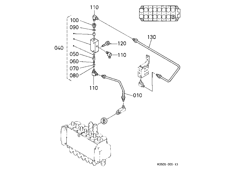 Oil Piping (Slide Lock) 1