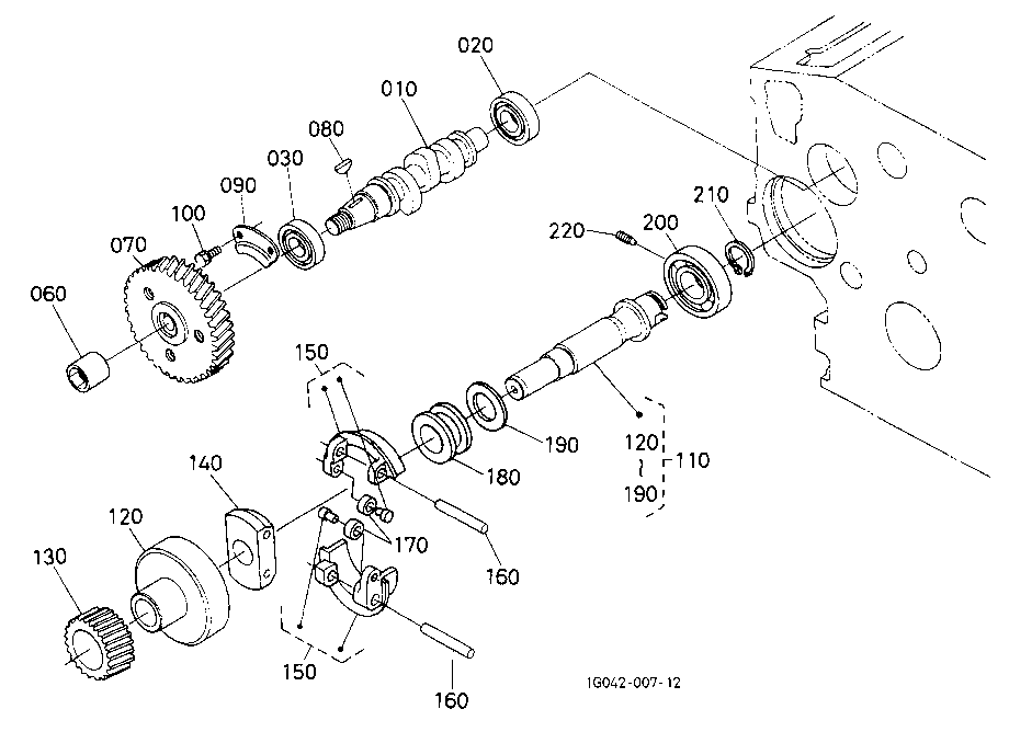 Fuel Camshaft And Governor Shaft
