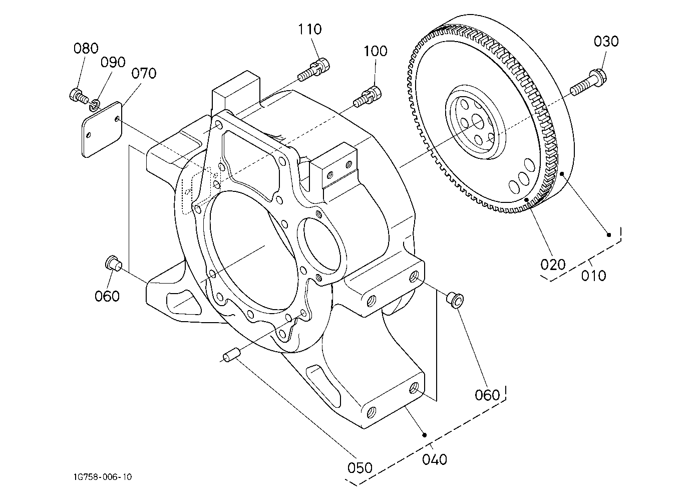Flywheel [D1703-Ma-E2A/D1703-Ma-E2A-Hst]