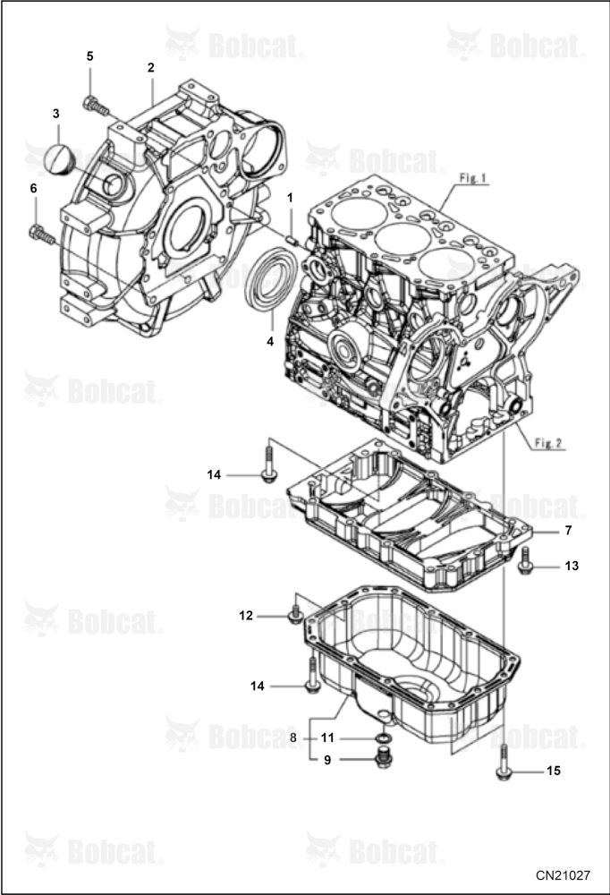 Flywheel Housing & Oil Sump