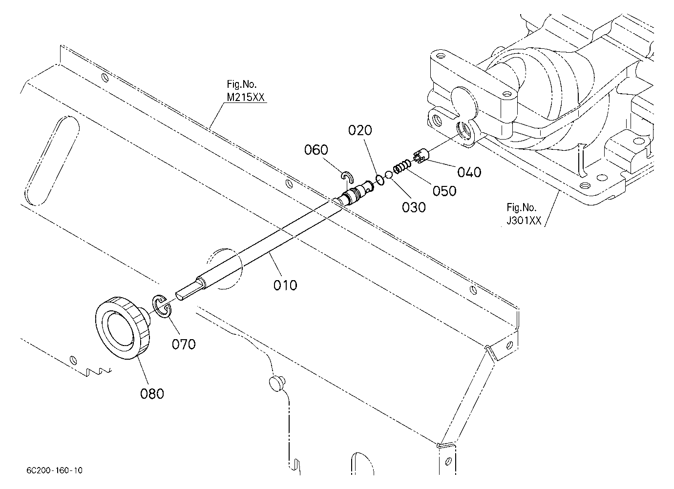 Fall Adjustment Shaft