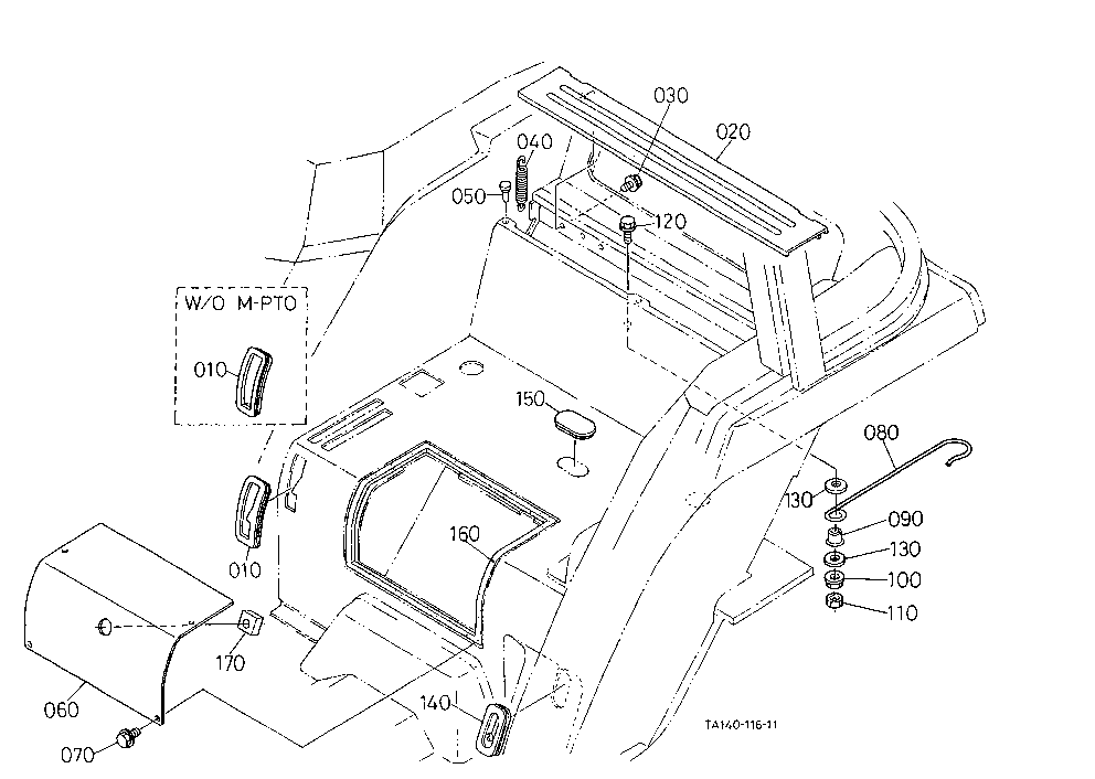 Floor Seat Cover [Cab Type]