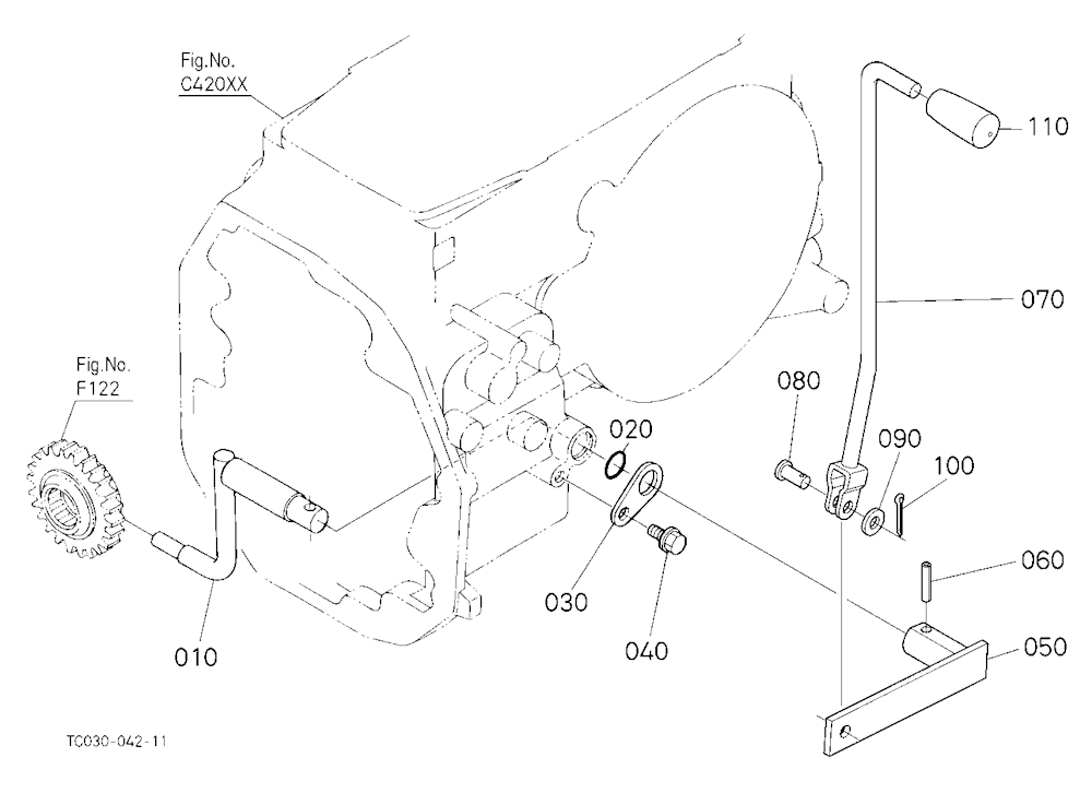 Front Wheel Drive Lever