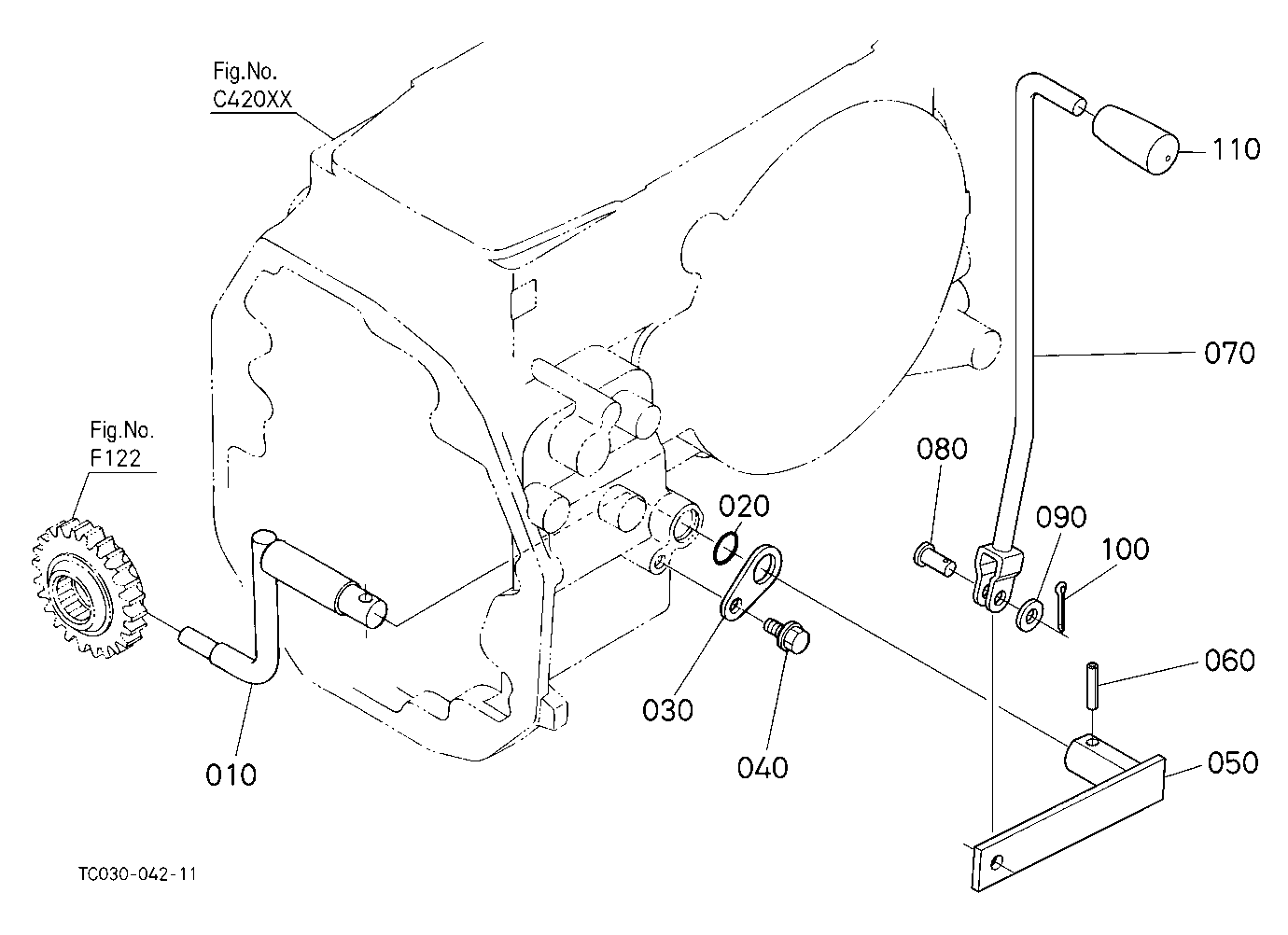 Front Wheel Drive Lever