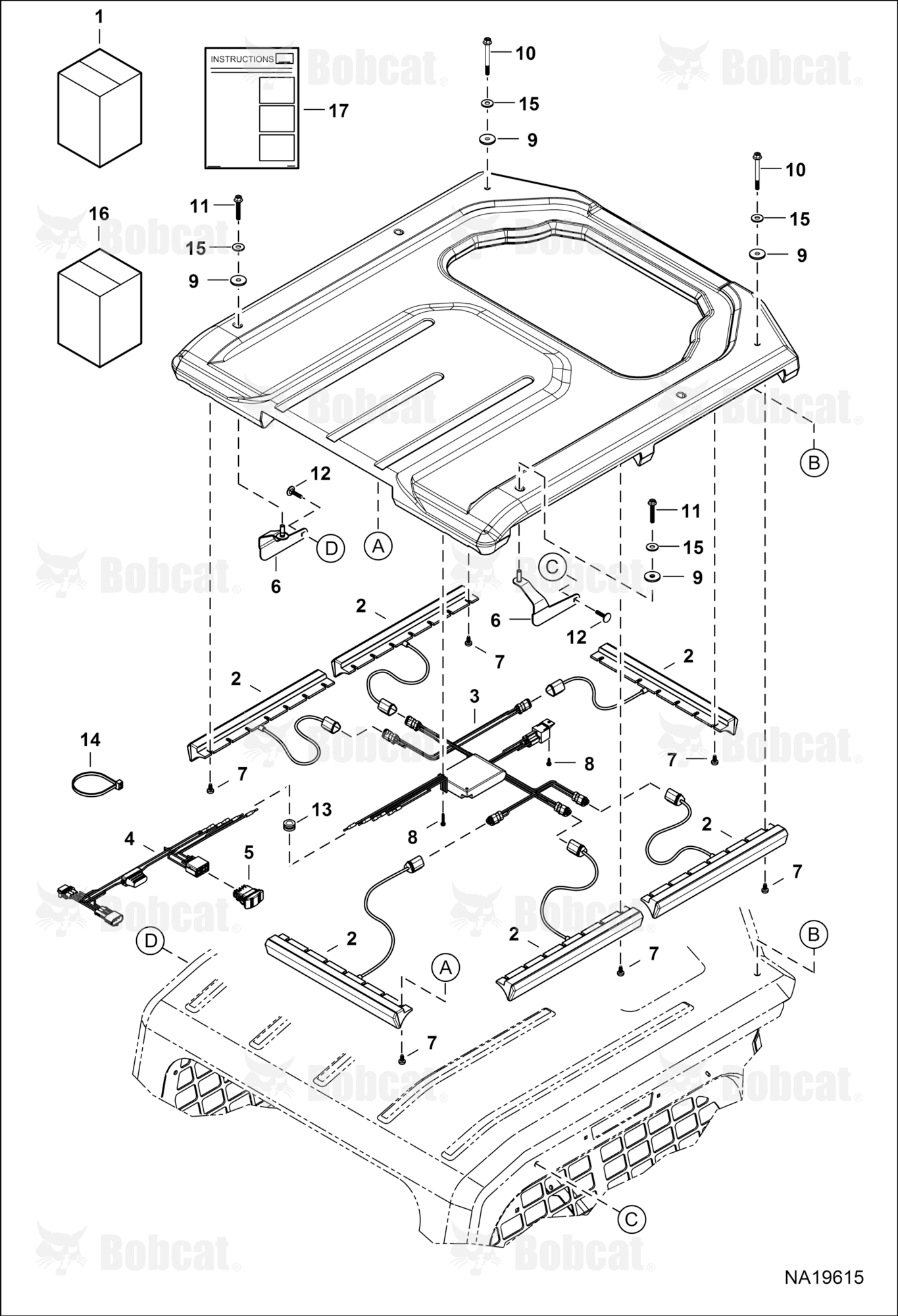 Roof Light Kit (360 Degree)