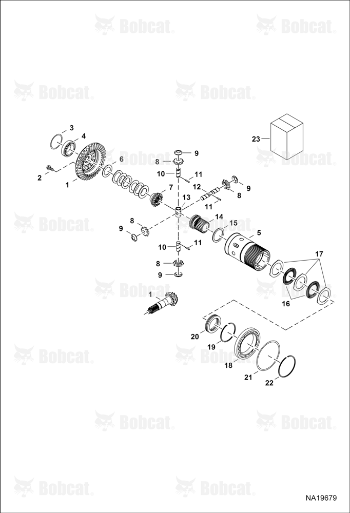 Rear Axle (Differential) B53B11001 & Above