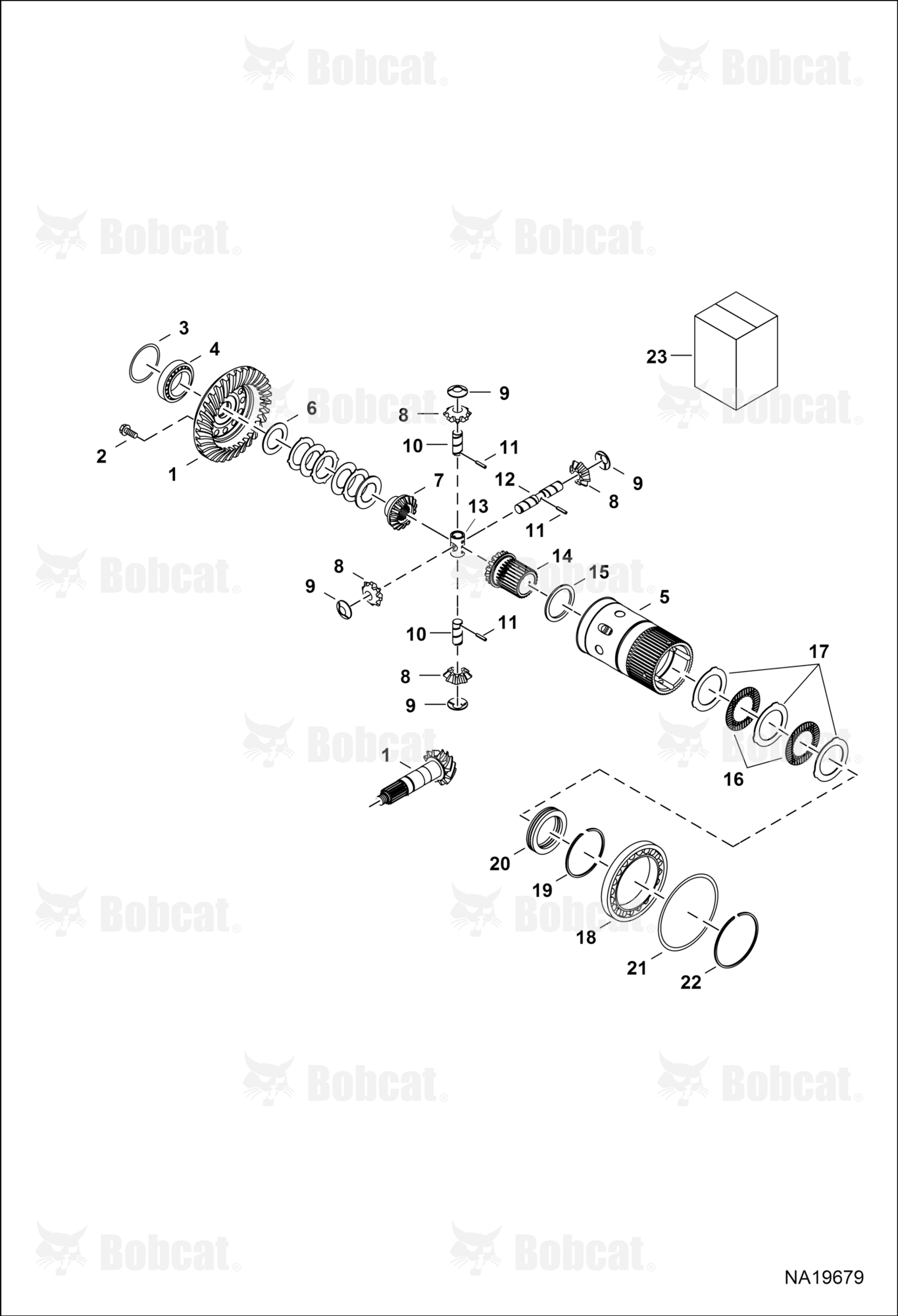 Rear Axle (Differential)  B53A11001 & Above