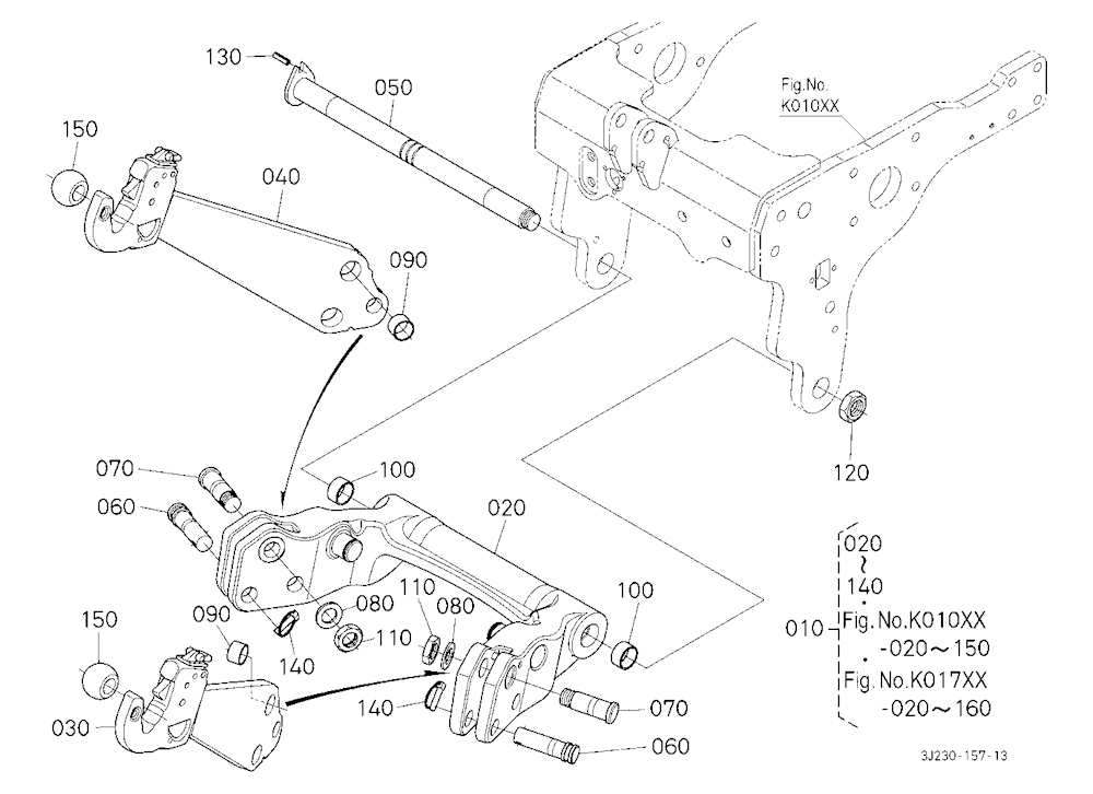 Front 3P Link (Lifter) [With Front 3P] [Old]