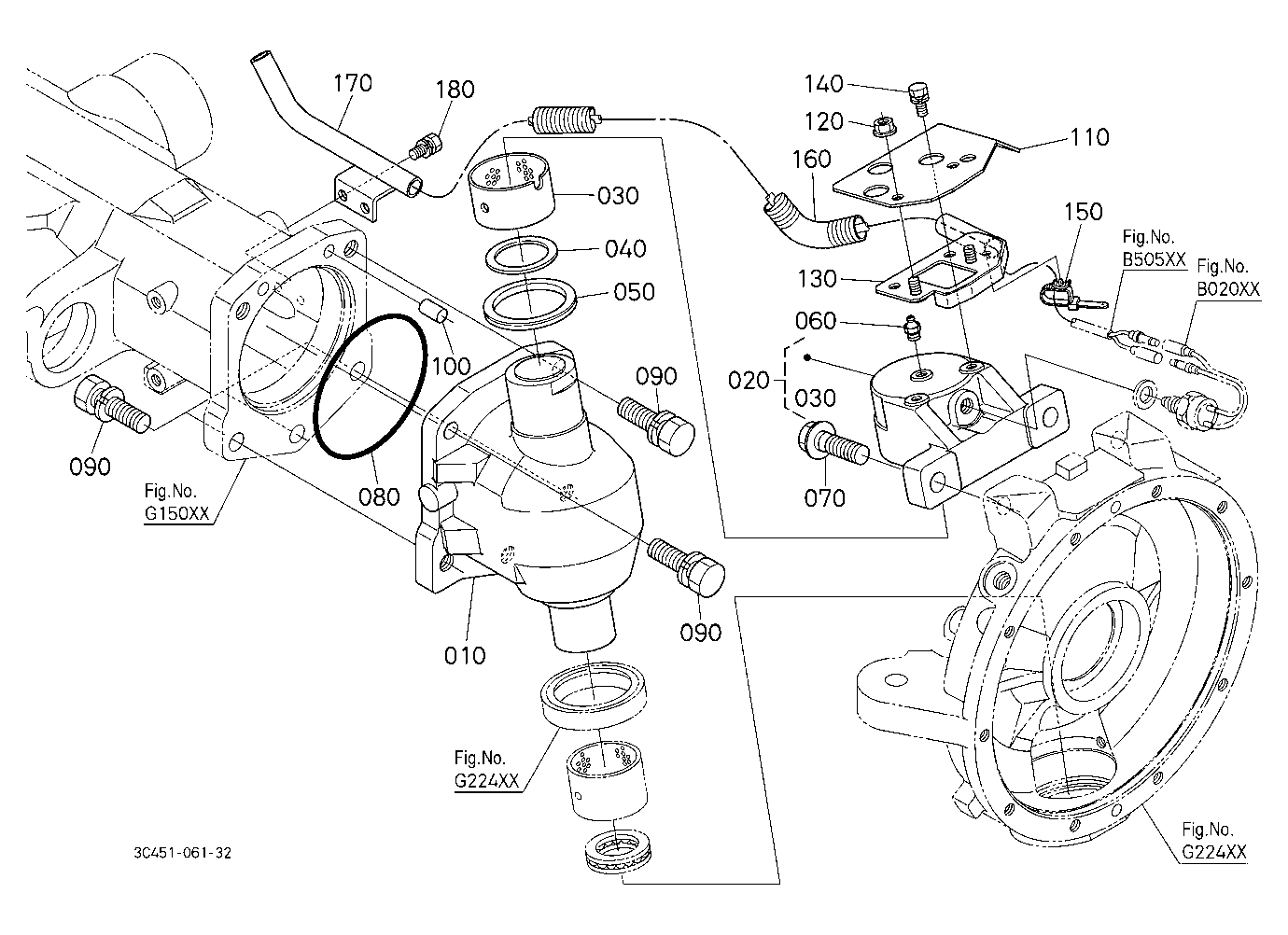 Bevel Gear Case Lh