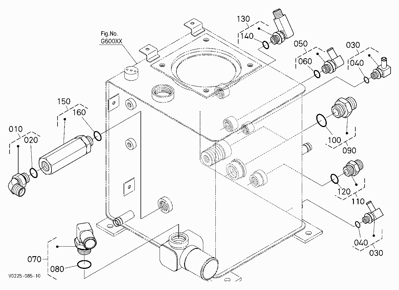 OIL TANK (JOINT) [HYDRAULIC HITCH] [HIGH FLOW]